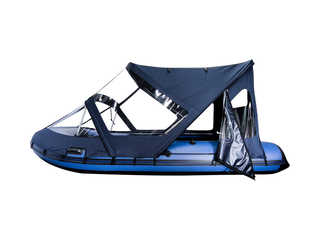 Тент КОМБИ на RiverBoats RB 370 НДНД с дверью Тент КОМБИ на RiverBoats RB 370 НДНД с дверью