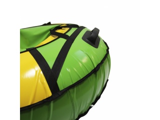 Надувная ватрушка для катания "Люкс ПРО", диаметр 120 см., зелёная (без камеры)