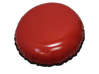 Надувная ватрушка для катания "Стандарт", диаметр 110 см., красная (без камеры)